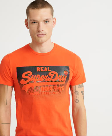 Superdry Vintage Logo Halftone Embossed T-Shirt