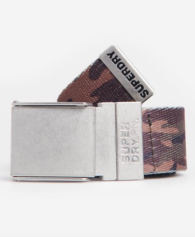Superdry Reversible Printed Canvas Belt