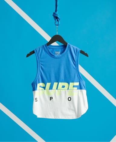 Superdry Training Graphic Block Vest Top
