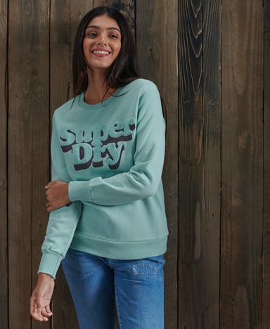 Superdry Limited Edition Chenille Shadow Crew Sweatshirt