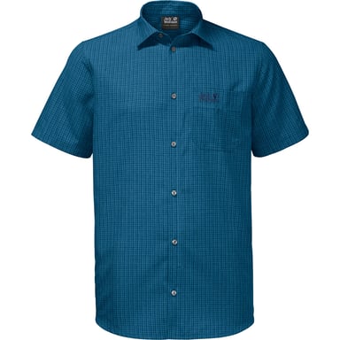 Jack Wolfskin Mens El Dorado Short Sleeve Checked Button Shirt