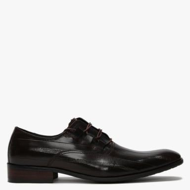 Daniel Xenoblast Leather Loop Lace Up Shoes