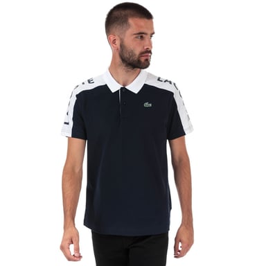 Men's Lacoste Regular Fit Pique Polo in Navy