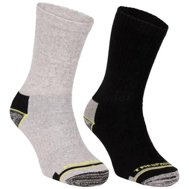 Trespass Unisex Adult Socks (Pack of 5) (Black/Grey)