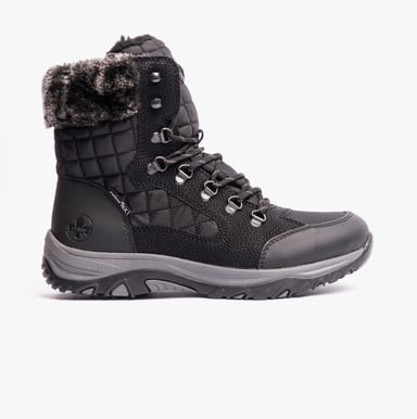 Rieker M9644-00 Womens Boots Black