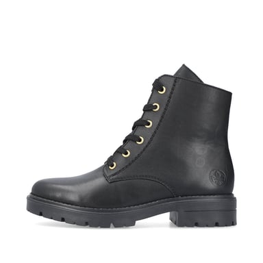 Rieker Z2841-00 Womens Leather Boots Black