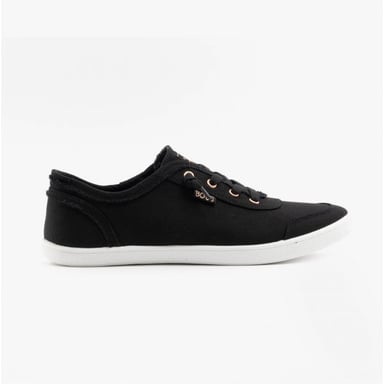 BOBS B CUTE Dames Canvas Instap Sneaker Zwart