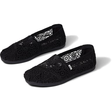 TOMS Alpargata Polyester Women's Black Espadrilles