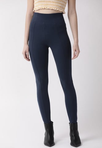 M&S Magic Shaping High Waisted Tummy Control Legging in Navy