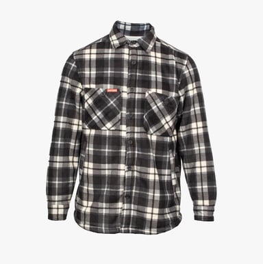 Hard Yakka SHERPA Mens Shirt Jacket Grey