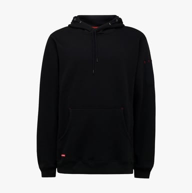 Hard Yakka BORSTAD FLEECE Herrtröja Svart