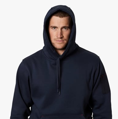 Hard Yakka BORSTAD FLEECE Herrtröja Marinblå
