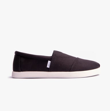 TOMS Alp FWD Canvas Heren Zwart Espadrilles