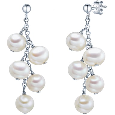 Valero Pearls Sterling Silver Earring