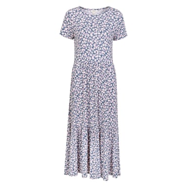 Mountain Warehouse Womens/Ladies Sardinia Flowers Tiered Dress (Grey)