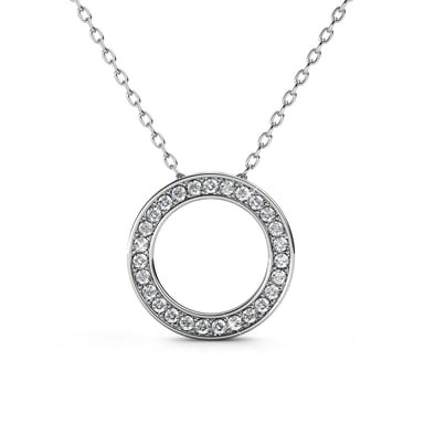 Ophir Pendants - Silver and Crystal
