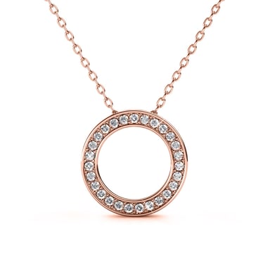 Ophir Pendants - Rose Gold and Crystal