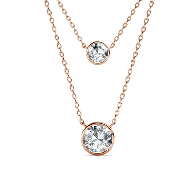 Juliet Pendants - Rose Gold and Crystal