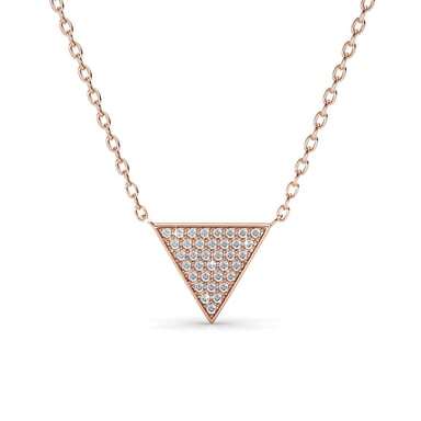 Veron Pendants - Rose Gold and Crystal