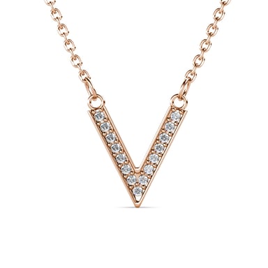 Victory Pendants - Rose Gold and Crystal
