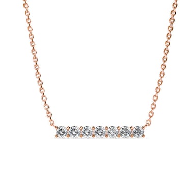 Myriad Birthe Stone Pendants - Rose Gold and Crystal
