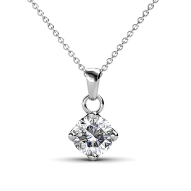 Classical Pendants - Silver and Crystal
