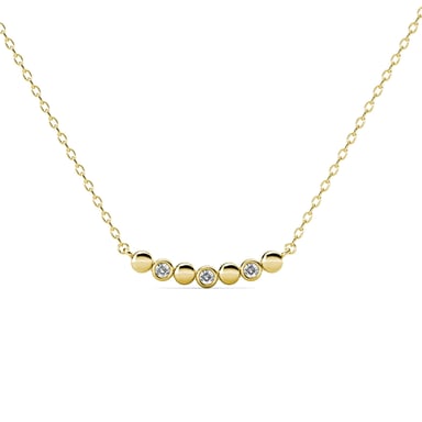 Evelyne Pendants - Gold and Crystal