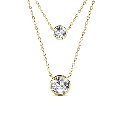 Juliet Pendants - Gold and Crystal