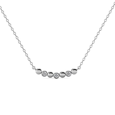 Evelyne Pendants - Silver and Crystal