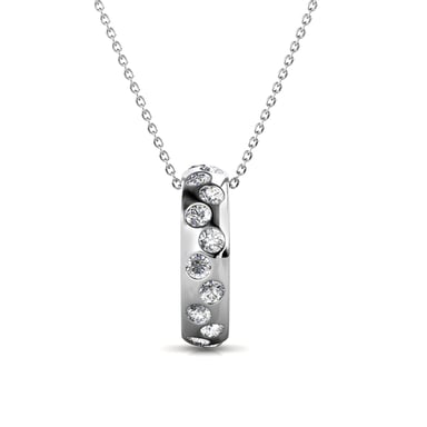 Joy Pendants - Silver and Crystal