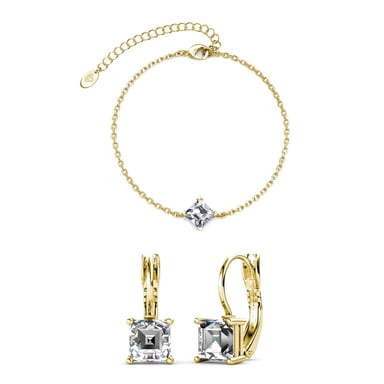 Calle Square Sets - Gold and Black