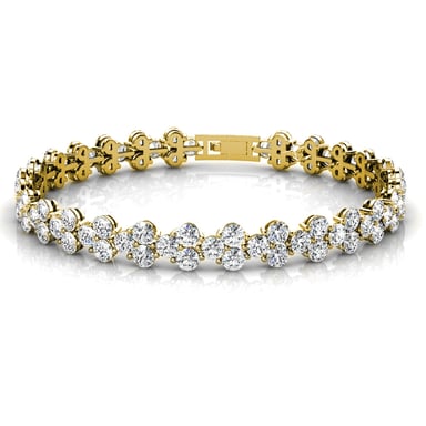 Princess Bracelets - Gold and Crystal