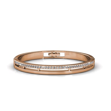 Elegant Bracelets - Rose Gold and Crystal