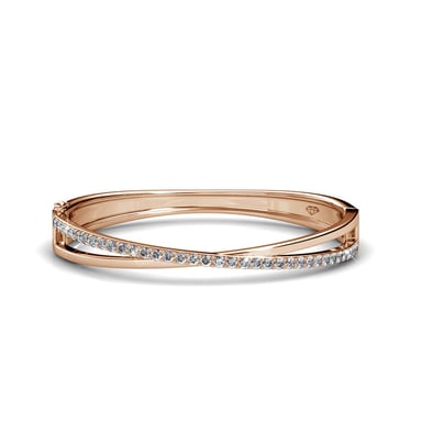 Criss Bracelets - Rose Gold and Crystal