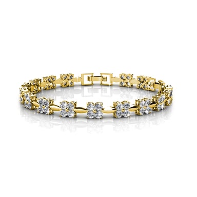 Sweet Bracelets - Gold and Crystal