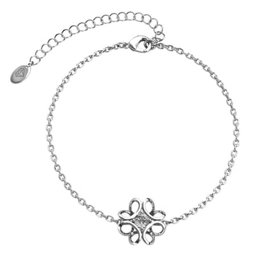 Daffodil Bracelets - Silver and Crystal
