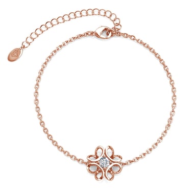 Daffodil Bracelets - Rose Gold and Crystal
