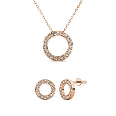 Ophir Sets - Rose Gold and Crystal