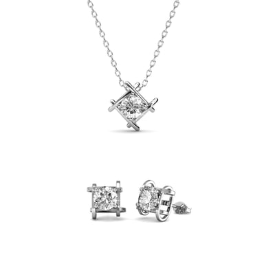 Roxy Sets - Silver and Crystal