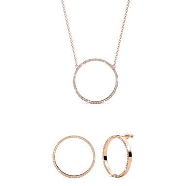 Olina Sets - Rose Gold and Crystal
