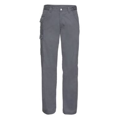 Russell Mens Polycotton Twill Work Trousers (Convoy Grey)