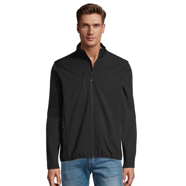 SOLS Mens Radian Soft Shell Jacket (Black)