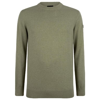 Presly & Sun Trui Will R-Neck Knitted Pullover Green