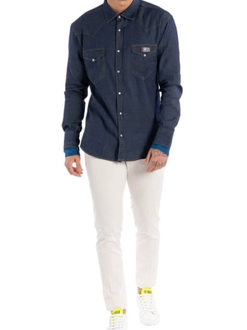 Takeshy Kurosawa Shirt Rodeo Men's Blue