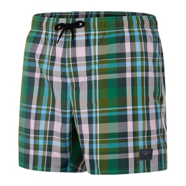 Men's Speedo Check Leisure 16 inch Swim Shorts in Multi colour