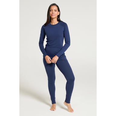 Mountain Warehouse Womens/Ladies Talus Base Layer Set (Navy)