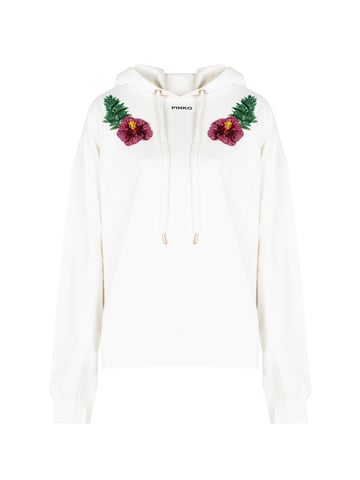 Pinko Sweatshirt Mutato Woman's White