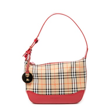 Small Zip Charm Hobo Shoulder Bag