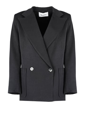 Silvian Heach Jacket Oversize Woman's Black