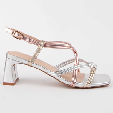 Montevita Heeled Sandal Trea6 Multicolored